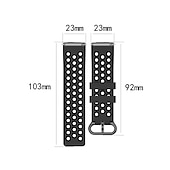 economico Cinturini per orologi Fitbit-Cinturino intelligente per Fitbit Versa 2 / Versa Lite / Versa SE / Versa Silicone Orologio intelligente Cinghia Soffice Traspirante Cinturino sportivo Sostituzione Polsino
