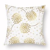economico stile floreale e vegetale-1 federa per cuscino in velluto, motivo floreale&amp;amp;Piante Classiche Pastorali Quadrate Tradizionali Classiche Cuscini Da Esterno Per Divano Divano Letto Poltroncine Dorate