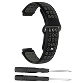 זול רצועות שעונים של Garmin-צפו בנד ל גרמין Forerunner 220/230/235/620/630/735XT Approach S20 / S6 / S5 סיליקון רך תַחֲלִיף רצועה עם כלי ההסרה מתכוונן רצועת ספורט צמיד