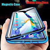 cheap Samsung Cases-Phone Case For Samsung Galaxy S24 S23 S22 S21 S20 Plus Ultra A54 A34 A14 A73 A53 A33 A72 A52 A42 Note 20 Ultra A71 S25 Ultra Full Body Case Magnetic Adsorption with Screen Protector Clear Magnetic