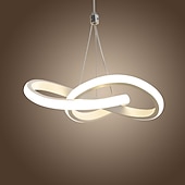 economico Luci Isola cucina-22cm 1-luce 15w mini lampada a sospensione led lampada ambiente alluminio nero bianco verniciato per soggiorno camera da letto sala da pranzo bianco caldo / bianco