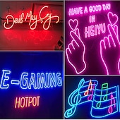 billiga LED-neonlampor-5m Flexibla LED-ljusslingor 900 lysdioder EL 12mm 1set Varmvit Vit Röd Vattentät Klippbar Party 12 V