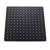 abordables Douches de plafond de luxe-Ensemble de robinets de douche noir mat de 16 pouces, système de douche dissimulé à effet de pluie en laiton massif avec 3 fonctions, ensemble combiné de douche à main monté au plafond avec corps de valve et garniture