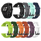 Χαμηλού Κόστους Ζώνες ρολογιών Garmin-Παρακολουθήστε το συγκρότημα για Γκάρμιν Instinct Crossover / Tide / Esports / Solar / Tactical, Instinct 2 Tactical / Surf / Solar, Instinct σιλικόνη Αντικατάσταση Λουρί Αθλητικό Μπρασελέ Περικάρπιο