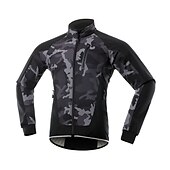economico Giacche e gilet da uomo-Arsuxeo Per uomo Giacca da ciclismo Giacca in pile Inverno Tenere al caldo Antivento Fodera di vello Traspirante Bicicletta Giacca Giacche a vento Ciclismo da montagna Cicismo su strada Bici da città