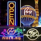 billiga LED-neonlampor-5m Flexibla LED-ljusslingor 900 lysdioder EL 12mm 1set Varmvit Vit Röd Vattentät Klippbar Party 12 V