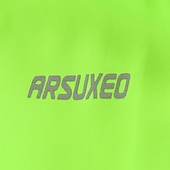 cheap Men&#039;s Jackets &amp; Gilets-Arsuxeo Men&#039;s Cycling Jacket Rain Jacket Winter Waterproof Windproof UV Protection Breathable Bike Jacket Windbreaker Mountain Bike MTB Road Bike Cycling City Bike Cycling Black Orange Green Bike Wear