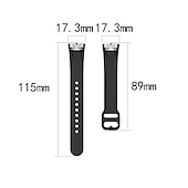 Недорогие Ремешки для часов Samsung-Ремешок для часов для Samsung Galaxy Fit SM-R370 силиконовый Замена Ремень Мягкость Эластичный Дышащий Спортивный ремешок Браслет