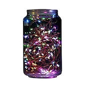 economico Striscie luci a batteria-2 m led luci stringa fata 100 pz 20 led luci filo di rame multi colore per la decorazione del regalo della camera da letto del partito di festa di nozze