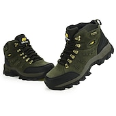 baratos Botas de caminhada-botas masculinas resistentes e respiráveis - perfeitas para aventuras ao ar livre e caminhadas em trilhas com sola antiderrapante