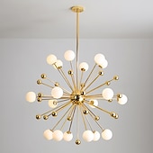 olcso Gömb-100 cm-es függesztett lámpás design csillár fém Sputnik galvanizált, modern északi stílus 220-240V