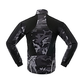economico Giacche e gilet da uomo-Arsuxeo Per uomo Giacca da ciclismo Giacca in pile Inverno Tenere al caldo Antivento Fodera di vello Traspirante Bicicletta Giacca Giacche a vento Ciclismo da montagna Cicismo su strada Bici da città