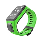 رخيصةأون عصابات الساعات الأخرى-حزام إلى TomTom Adventure Golfer 2, Runner Spark 3/2 Cardio+Music سيليكون إستبدال حزام مطاط متنفس عصابة الرياضة معصمه