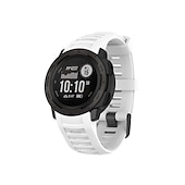 Χαμηλού Κόστους Ζώνες ρολογιών Garmin-Παρακολουθήστε το συγκρότημα για Γκάρμιν Instinct Crossover / Tide / Esports / Solar / Tactical, Instinct 2 Tactical / Surf / Solar, Instinct σιλικόνη Αντικατάσταση Λουρί Αθλητικό Μπρασελέ Περικάρπιο
