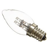 お買い得  LEDキャンドルライト-2個1wledキャンドルライト20lm e12 c354ledビーズディップled装飾ウォームホワイトホワイト110-240v