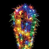 abordables Guirlandes lumineuses à brancher-20m Guirlandes Lumineuses 200 LED LED Dip 1pc Blanc Chaud Blanc Bleu Soirée Décorative Adorable 220-240 V / IP44
