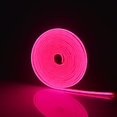 billiga LED-neonlampor-5m Flexibla LED-ljusslingor 900 lysdioder EL 12mm 1set Varmvit Vit Röd Vattentät Klippbar Party 12 V