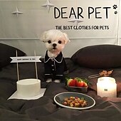 お買い得  パジャマ-犬 パジャマ 子犬の服 カジュアル 普段着 冬 犬服