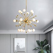 olcso Gömb-100 cm-es függesztett lámpás design csillár fém Sputnik galvanizált, modern északi stílus 220-240V