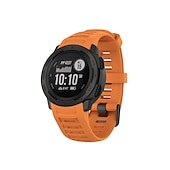 Χαμηλού Κόστους Ζώνες ρολογιών Garmin-Παρακολουθήστε το συγκρότημα για Γκάρμιν Instinct Crossover / Tide / Esports / Solar / Tactical, Instinct 2 Tactical / Surf / Solar, Instinct σιλικόνη Αντικατάσταση Λουρί Αθλητικό Μπρασελέ Περικάρπιο