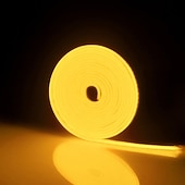 billiga LED-neonlampor-5m Flexibla LED-ljusslingor 900 lysdioder EL 12mm 1set Varmvit Vit Röd Vattentät Klippbar Party 12 V