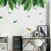abordables Pegatinas de pared decorativas-floral&amp;amp; Plantas pegatinas de pared dormitorio, pvc prepegado decoración del hogar calcomanía de pared 60x90cm pegatinas de pared para dormitorio sala de estar