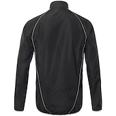 cheap Men&#039;s Jackets &amp; Gilets-Arsuxeo Men&#039;s Cycling Jacket Rain Jacket Winter Waterproof Windproof UV Protection Breathable Bike Jacket Windbreaker Mountain Bike MTB Road Bike Cycling City Bike Cycling Black Orange Green Bike Wear