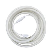 voordelige Neon LED-verlichting-5M Flexibele LED-verlichtingsstrips 600 LEDs EL 14mm 1 set Warm wit Wit Rood Waterbestendig Knipbaar Feest 220 V