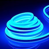 Χαμηλού Κόστους Neon LED Φώτα-Φώτα led 10m εύκαμπτες λωρίδες φωτός led 1200 led 1 σετ λευκό κόκκινο μπλε δημιουργικό φόντο τηλεόραση νέον ηλεκτροφωταύγεια σύρμα 220 v