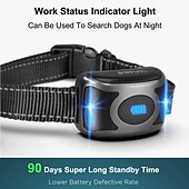 economico Addestramento e accessori educativi per cani-addestramento del cane collare antiabbaio collare antiurto lunghezza regolabile suono telecomandato cane elettrico cane portata 500m impermeabile custodia automatica inclusa regolabile flessibile resina di sicurezza nylon abs+pc