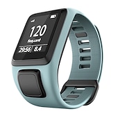رخيصةأون عصابات الساعات الأخرى-حزام إلى TomTom Adventure Golfer 2, Runner Spark 3/2 Cardio+Music سيليكون إستبدال حزام مطاط متنفس عصابة الرياضة معصمه