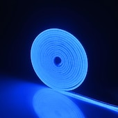 billiga LED-neonlampor-5m Flexibla LED-ljusslingor 900 lysdioder EL 12mm 1set Varmvit Vit Röd Vattentät Klippbar Party 12 V