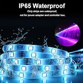 preiswerte Wasserdichte Streifenlichter-LED Lichtband LED-Streifen Lichter wasserdicht 2x5m RGB Tiktok Lichter 5050 smd 10mm Lichtsätze 300 LEDs mit 44key ir Controller 50w 12v 4a Netzteil Soft Light Strip Kit