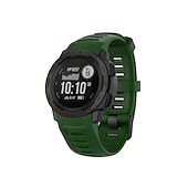 Χαμηλού Κόστους Ζώνες ρολογιών Garmin-Παρακολουθήστε το συγκρότημα για Γκάρμιν Instinct Crossover / Tide / Esports / Solar / Tactical, Instinct 2 Tactical / Surf / Solar, Instinct σιλικόνη Αντικατάσταση Λουρί Αθλητικό Μπρασελέ Περικάρπιο