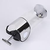 economico Dispenser sapone-distributore di sapone dispenser a parete per pompa doccia per bagno per gel doccia shampoo sapone (500 ml)