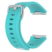 baratos Pulseiras de relógio Fitbit-Pulseiras de Relógio para Fitbit Ionic Silicone Substituição Alça Macio Respirável Pulseira Esportiva Pulseira