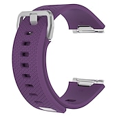 baratos Pulseiras de relógio Fitbit-Pulseiras de Relógio para Fitbit Ionic Silicone Substituição Alça Macio Respirável Pulseira Esportiva Pulseira