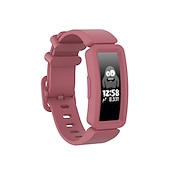 abordables Correas de reloj Fitbit-Ver Banda para Fitbit Ace 2 Silicona Reemplazo Correa con caso Suave Transpirable Correa Deportiva Pulsera