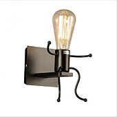 cheap Wall Sconces-Retro Industrial Wind Tieyi Indoor Wall Light Wall Sconces Wall Lamp LED Designer Personality Creative Corridor Man Robot 110V-120V 220-240V