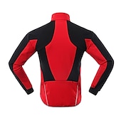 economico Giacche e gilet da uomo-Arsuxeo Per uomo Giacca da ciclismo Giacca in pile Inverno Tenere al caldo Antivento Fodera di vello Traspirante Bicicletta Giacca Giacche a vento Ciclismo da montagna Cicismo su strada Bici da città