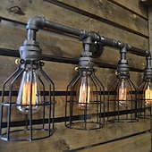 economico Lampadine a incandescenza-Confezione da 6 lampadine edison da 40 W lampadine a filamento st58 vintage lampadine a incandescenza stile antico - ac220 / 110 v e26 / e27 base - vetro trasparente - lampada a goccia per lampadari applique da parete illuminazione a sospensione