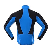 economico Giacche e gilet da uomo-Arsuxeo Per uomo Giacca da ciclismo Giacca in pile Inverno Tenere al caldo Antivento Fodera di vello Traspirante Bicicletta Giacca Giacche a vento Ciclismo da montagna Cicismo su strada Bici da città