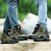 baratos Botas de caminhada-botas masculinas resistentes e respiráveis - perfeitas para aventuras ao ar livre e caminhadas em trilhas com sola antiderrapante