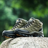 baratos Botas de caminhada-botas masculinas resistentes e respiráveis - perfeitas para aventuras ao ar livre e caminhadas em trilhas com sola antiderrapante