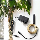 Χαμηλού Κόστους Plug In Ηλεκτρικό-χριστουγεννιάτικα φωτάκια εξωτερικού χώρου καταρράκτη, 200 led νεραϊδάκια κλαδιών κλαδιών, 10 τμχ x 2 μέτρα νεράιδα φωτάκια για χριστουγεννιάτικο κήπο, φράχτη και διακόσμηση δέντρων
