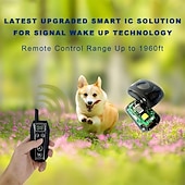 economico Addestramento e accessori educativi per cani-addestramento del cane collare antiabbaio collare antiurto lunghezza regolabile suono telecomandato cane elettrico cane portata 500m impermeabile custodia automatica inclusa regolabile flessibile resina di sicurezza nylon abs+pc