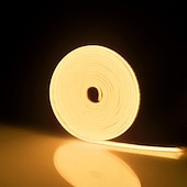 billiga LED-neonlampor-5m Flexibla LED-ljusslingor 900 lysdioder EL 12mm 1set Varmvit Vit Röd Vattentät Klippbar Party 12 V