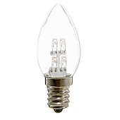 お買い得  LEDキャンドルライト-2個1wledキャンドルライト20lm e12 c354ledビーズディップled装飾ウォームホワイトホワイト110-240v