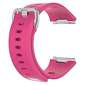 baratos Pulseiras de relógio Fitbit-Pulseiras de Relógio para Fitbit Ionic Silicone Substituição Alça Macio Respirável Pulseira Esportiva Pulseira