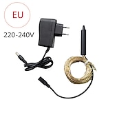 Χαμηλού Κόστους Plug In Ηλεκτρικό-χριστουγεννιάτικα φωτάκια εξωτερικού χώρου καταρράκτη, 200 led νεραϊδάκια κλαδιών κλαδιών, 10 τμχ x 2 μέτρα νεράιδα φωτάκια για χριστουγεννιάτικο κήπο, φράχτη και διακόσμηση δέντρων